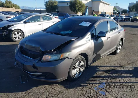 2013 Honda Civic Lx z USA, uszkodzony, nr VIN 19XFB2F51DE284741